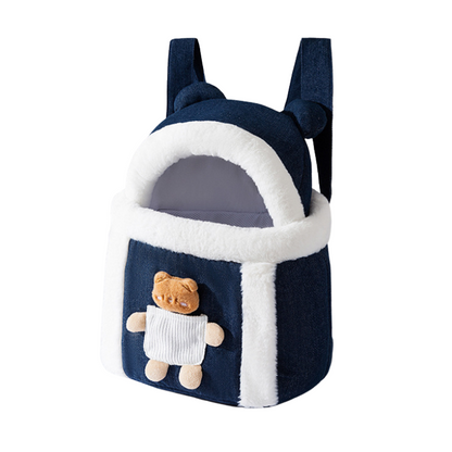 Cozy Cat Travel Carrier Backpack with Warm Pockets