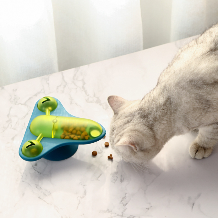 Interactive Dog Toy: Tumbler Windmill Treat Dispenser