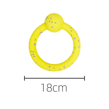 Durable Dog Chew Ring Balls - Fun Interactive Toy