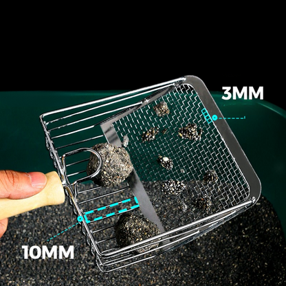 Durable Stainless Steel Cat Litter Scoop - Easy Cleanup Tool