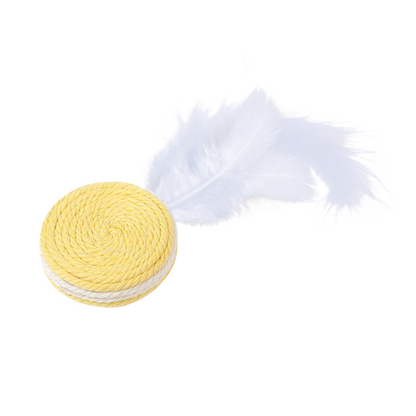 Interactive Cat Toy: Feather Rope with Sound for Endless Fun