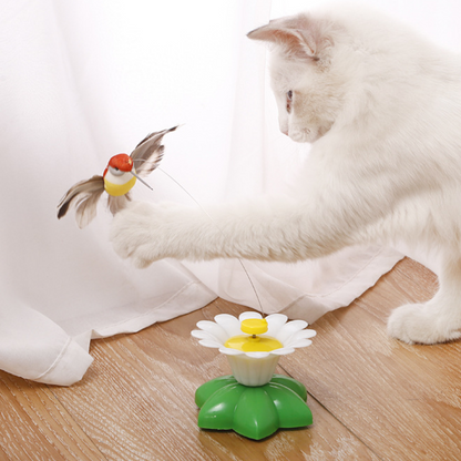 Interactive Rotating Butterfly Cat Toy for Endless Fun