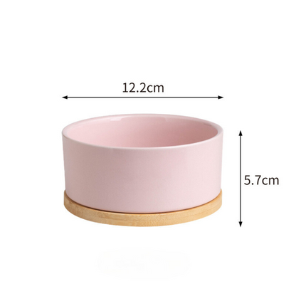 Heating Ceramic Cat Water Bowl - Keeps Water Warm & Fresh