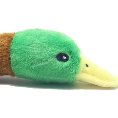 Durable Squeaky Plush Duck Dog Toy for Interactive Play