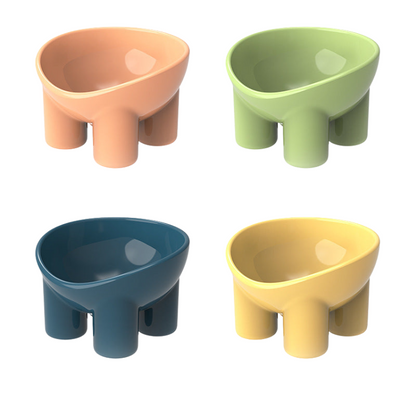 Elevated Cat Food Bowl - Ergonomic Design for Easy Eating