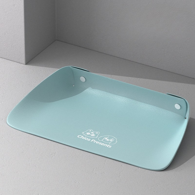 Anti-Spill Cat Bowl Mats - Durable Pet Accessory for Clean Floors