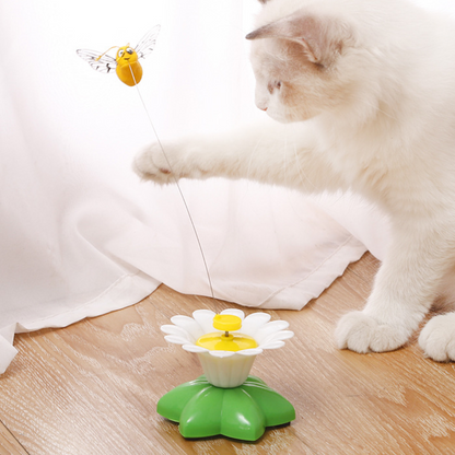 Interactive Rotating Butterfly Cat Toy for Endless Fun