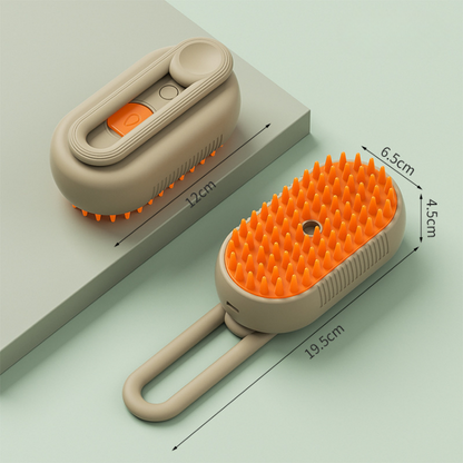 Interactive Pet Grooming Tool: Spray Massage Comb for Cats