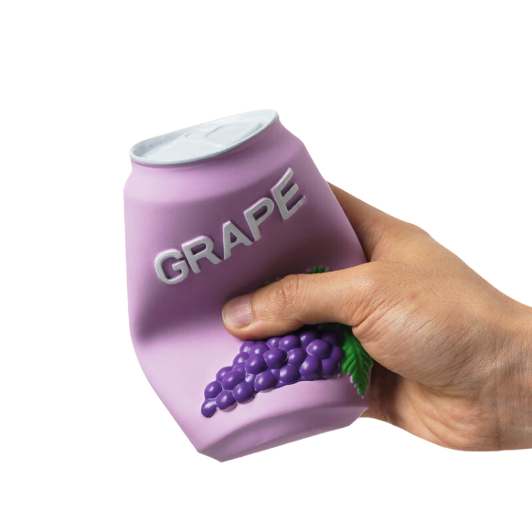 Durable Dog Toy: Fun Squeaky Can Bottle Shape