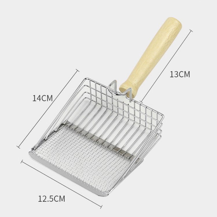 Durable Stainless Steel Cat Litter Scoop - Easy Cleanup Tool