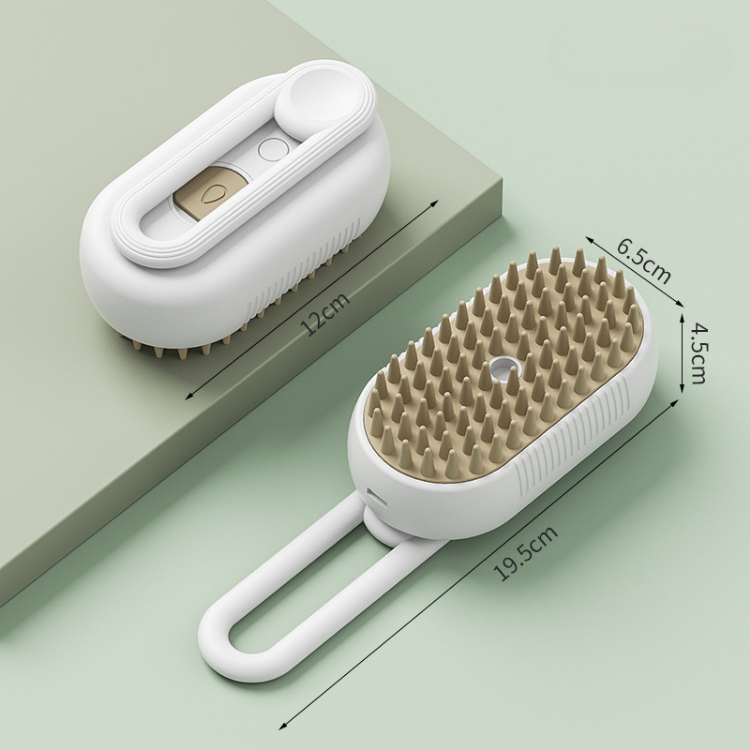 Interactive Pet Grooming Tool: Spray Massage Comb for Cats