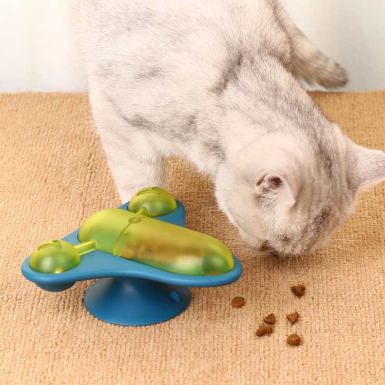 Interactive Dog Toy: Tumbler Windmill Treat Dispenser