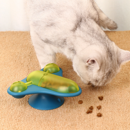 Interactive Dog Toy: Tumbler Windmill Treat Dispenser