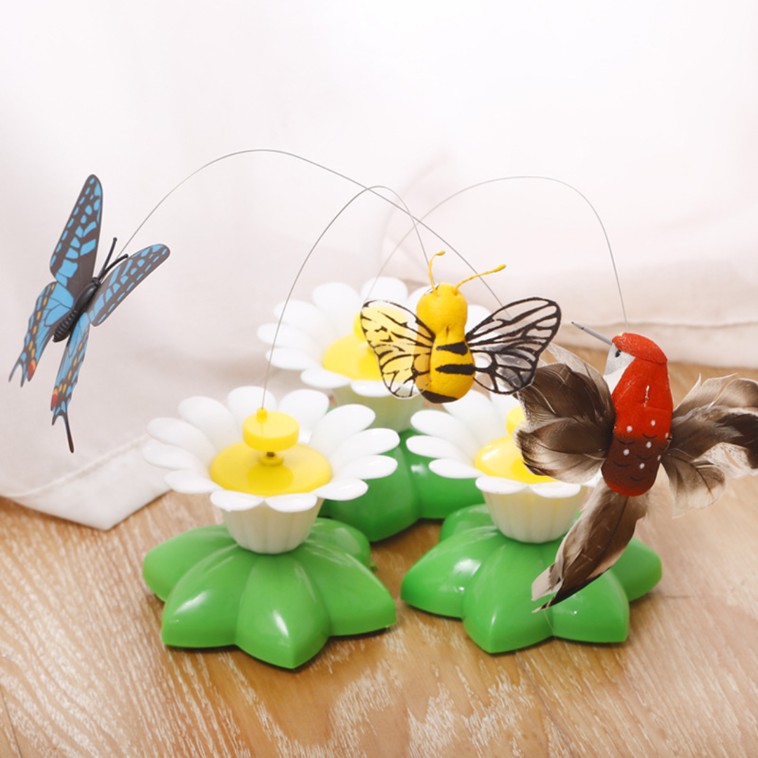 Interactive Rotating Butterfly Cat Toy for Endless Fun