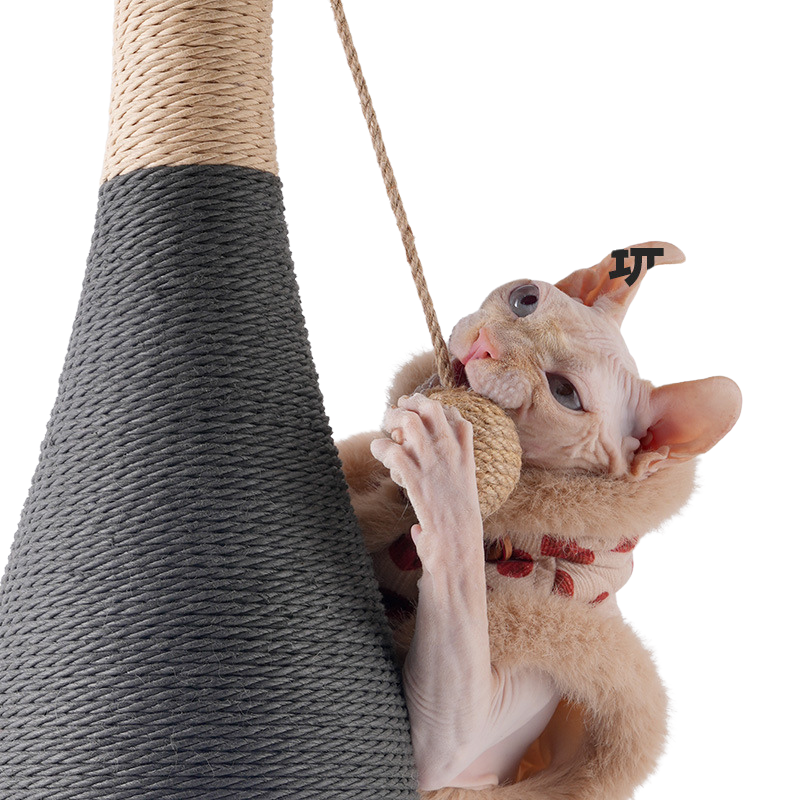 Durable Bottle-Shaped Sisal Cat Scratching Post - Fun & Interactive