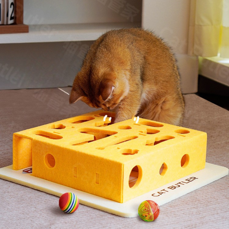 Interactive Cat Toy Maze Box for Engaging Playtime Fun