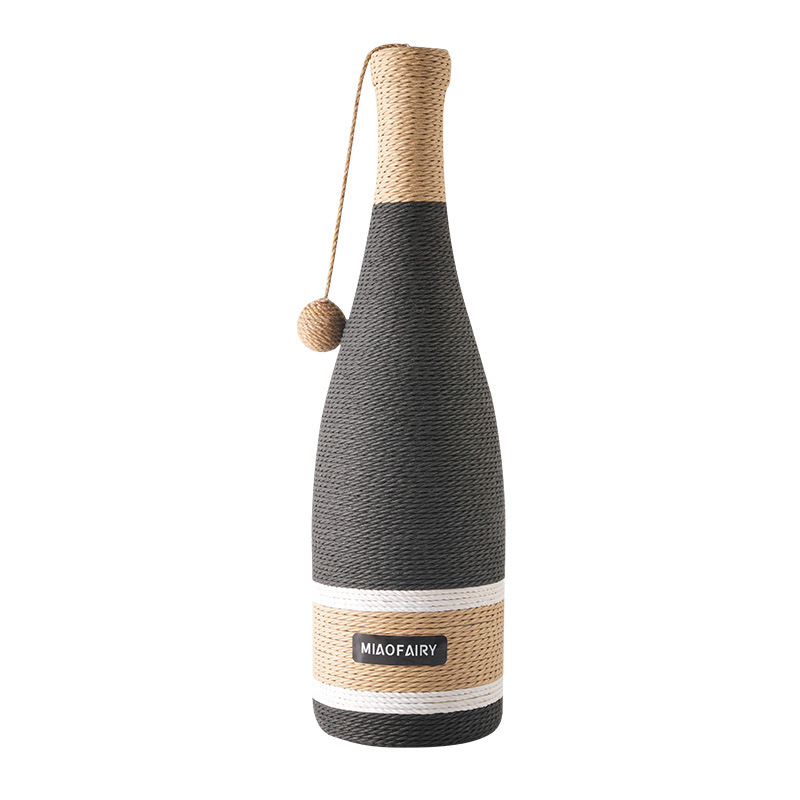Durable Bottle-Shaped Sisal Cat Scratching Post - Fun & Interactive