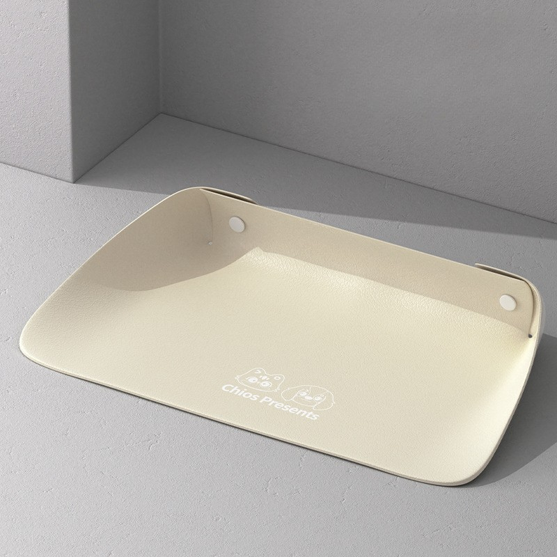 Anti-Spill Cat Bowl Mats - Durable Pet Accessory for Clean Floors