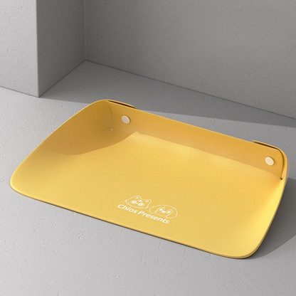 Anti-Spill Cat Bowl Mats - Durable Pet Accessory for Clean Floors