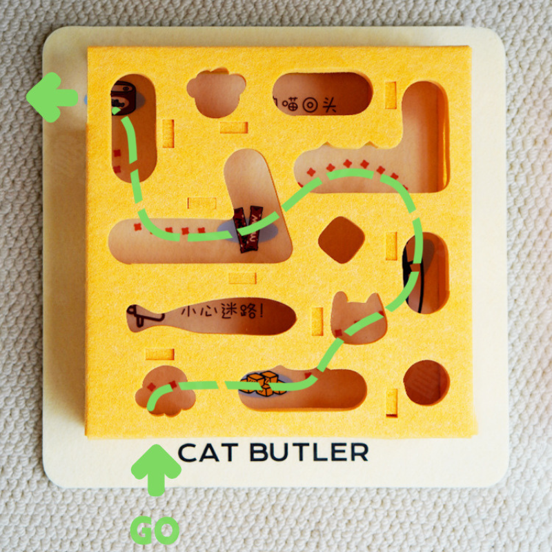 Interactive Cat Toy Maze Box for Engaging Playtime Fun
