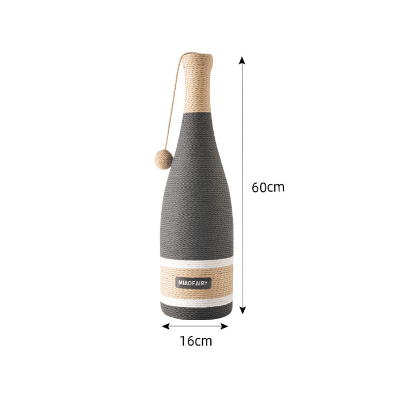 Durable Bottle-Shaped Sisal Cat Scratching Post - Fun & Interactive