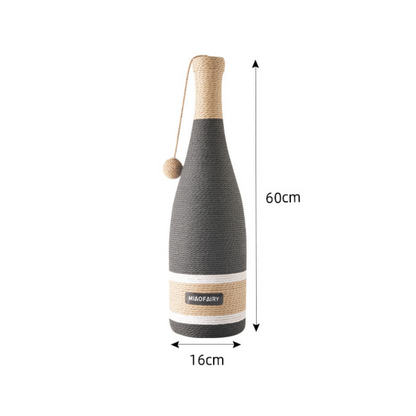 Durable Bottle-Shaped Sisal Cat Scratching Post - Fun & Interactive