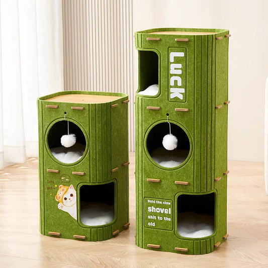 Durable Multi-Layer Cat Tree House for Cozy Playtime