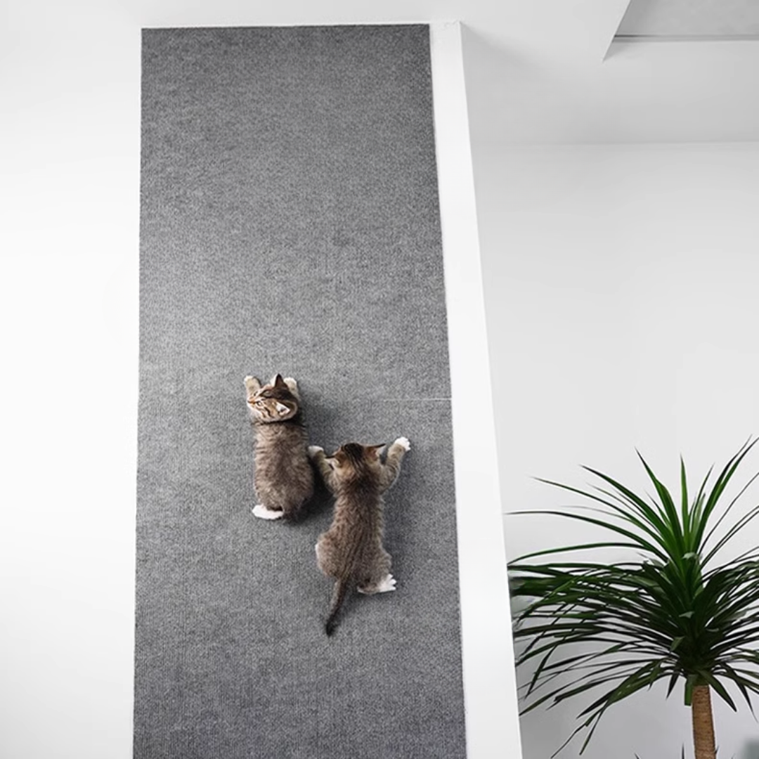 Interactive Wall Cat Toy - Scratch & Play Mat for Fun!