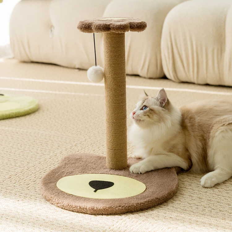 Durable Compact Cat Toy: Fun Scratching Post for Kittens
