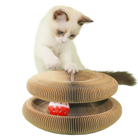 Interactive Cat Toy with Bell - Fun Scratcher for Cats