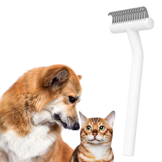 Pet Grooming Tool: Effective Deshedding Comb for Easy Care
