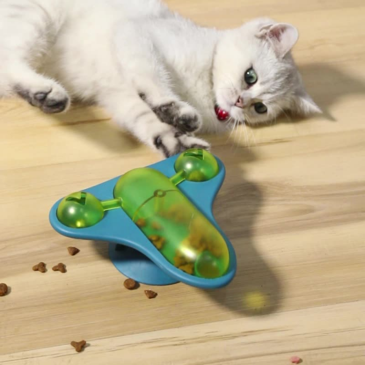 Interactive Dog Toy: Tumbler Windmill Treat Dispenser