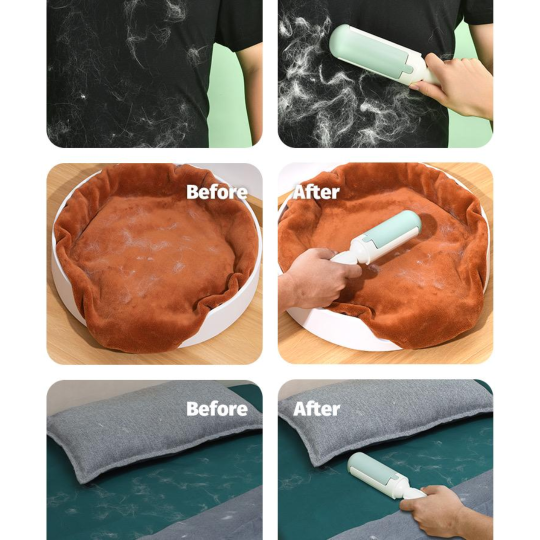 Pet Grooming Tool: Effective Fur Lint Roller for Easy Cleanup