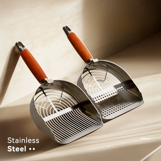 Durable Stainless Steel Cat Litter Scoop for Easy Cleanup