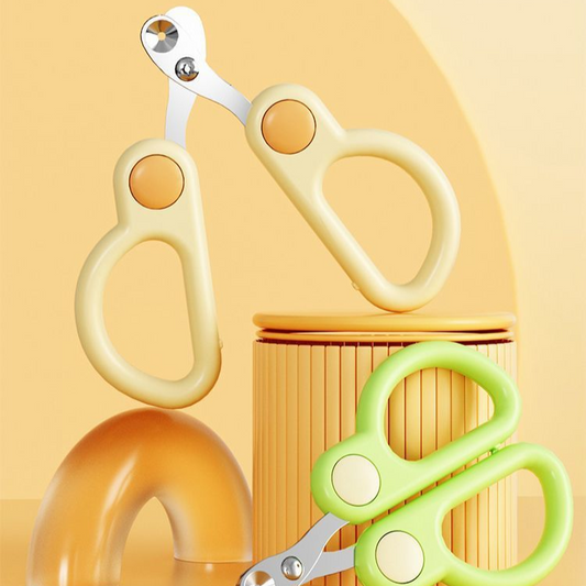 Durable Pet Nail Clipper Scissors with Safe Round Hole Design