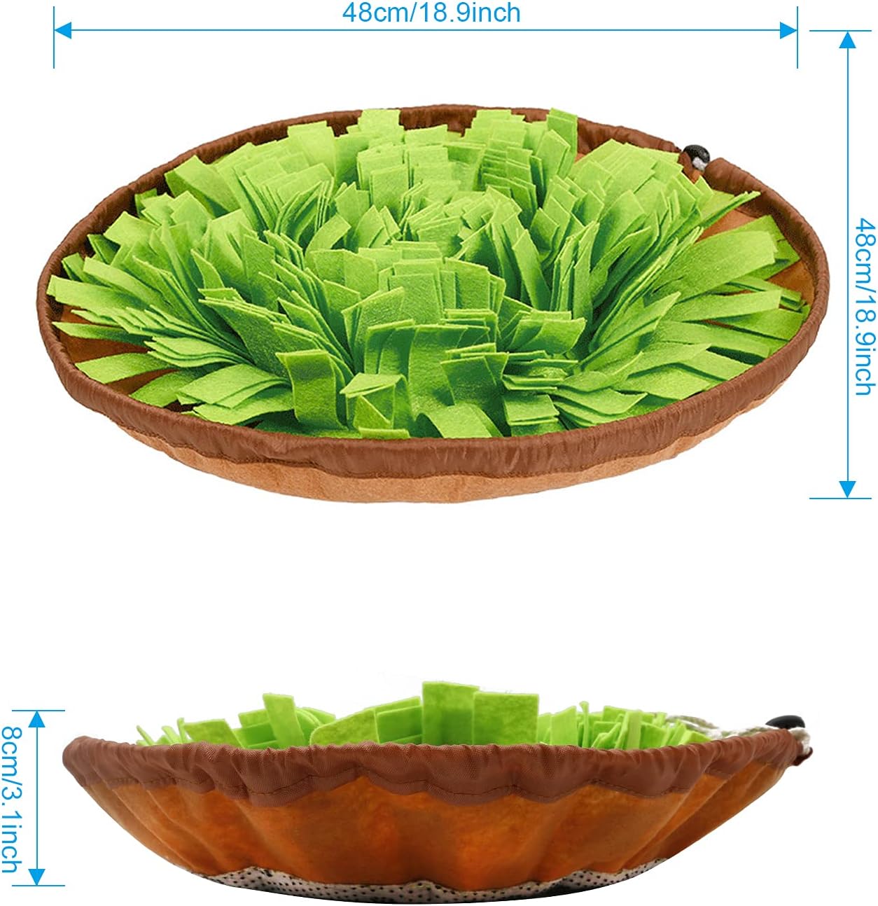 Interactive Dog Snuffle Mat for Engaging Feeding Fun