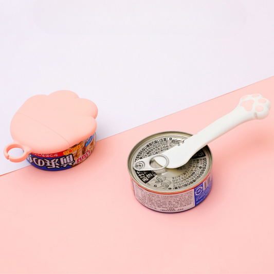 3-in-1 Cat Food Can Opener & Spoon - Easy Feeding Tool