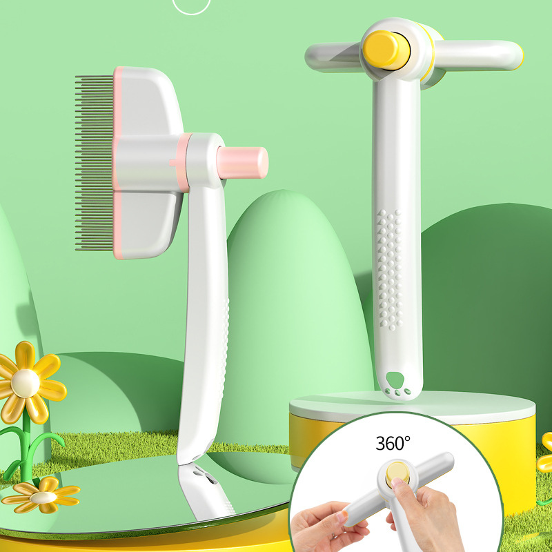 Pet Grooming Tool: Effective Hair & Flea Removal Comb