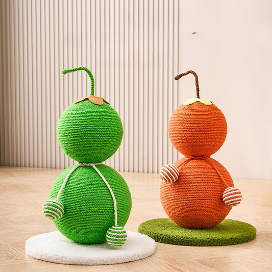 Durable Gourd-Shaped Cat Scratching Post - Fun & Interactive!