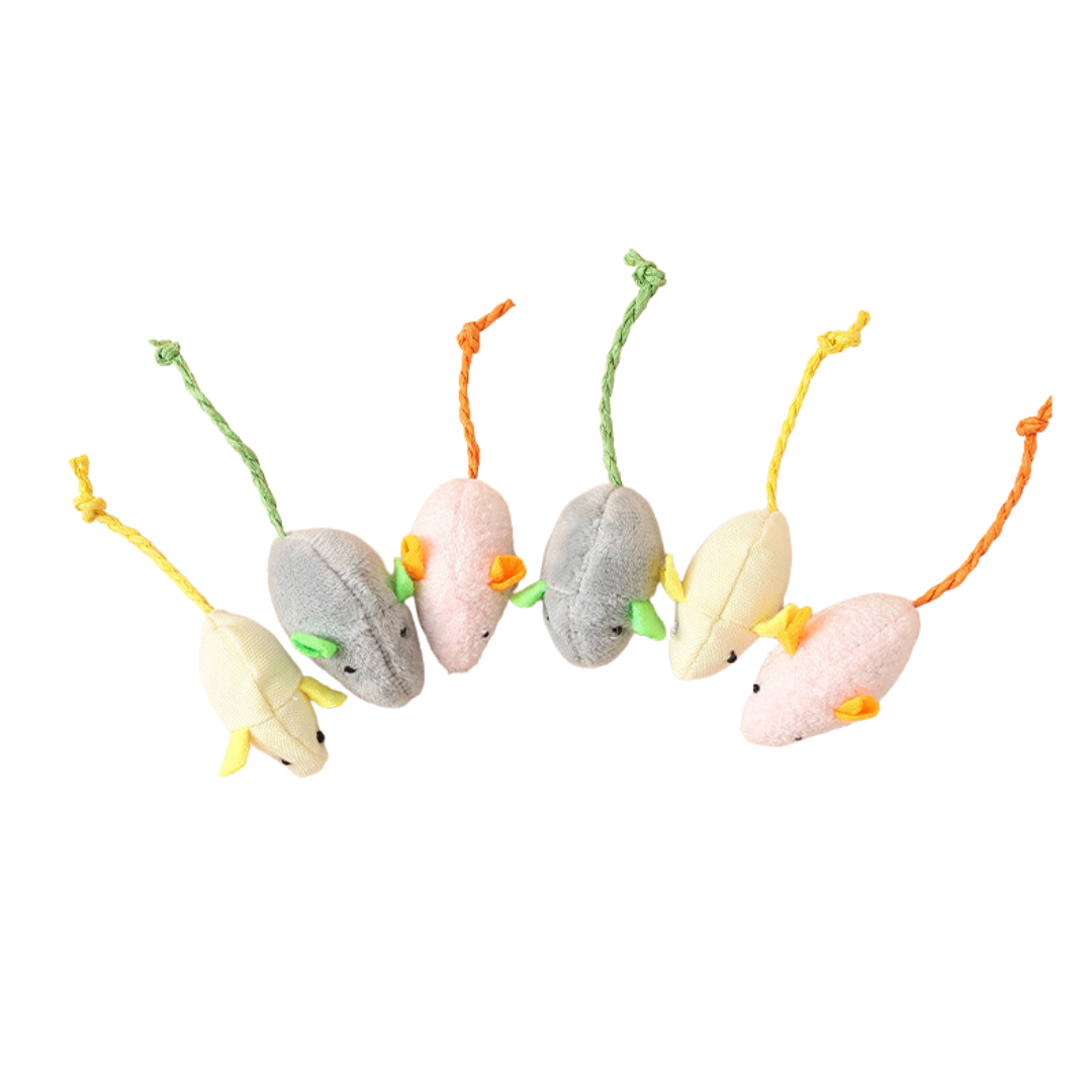 Interactive Plush Cat Toy Mouse - Fun & Durable Playtime!