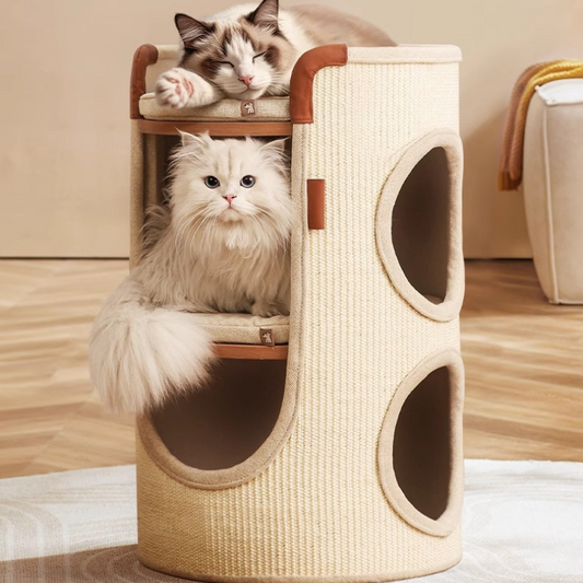 Durable Cat Climbing Frame & Scratching Board for Fun Play
