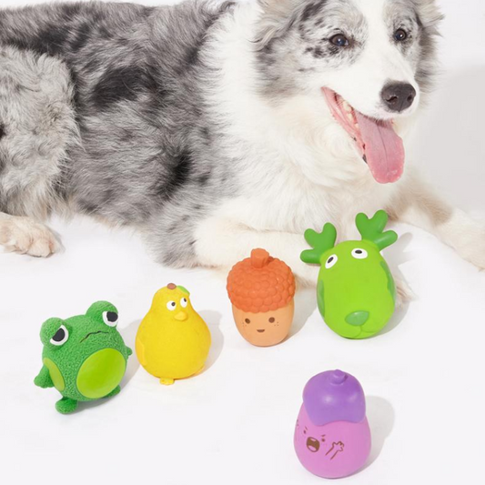 Durable Dog Chew Toy with Squeaker for Interactive Fun