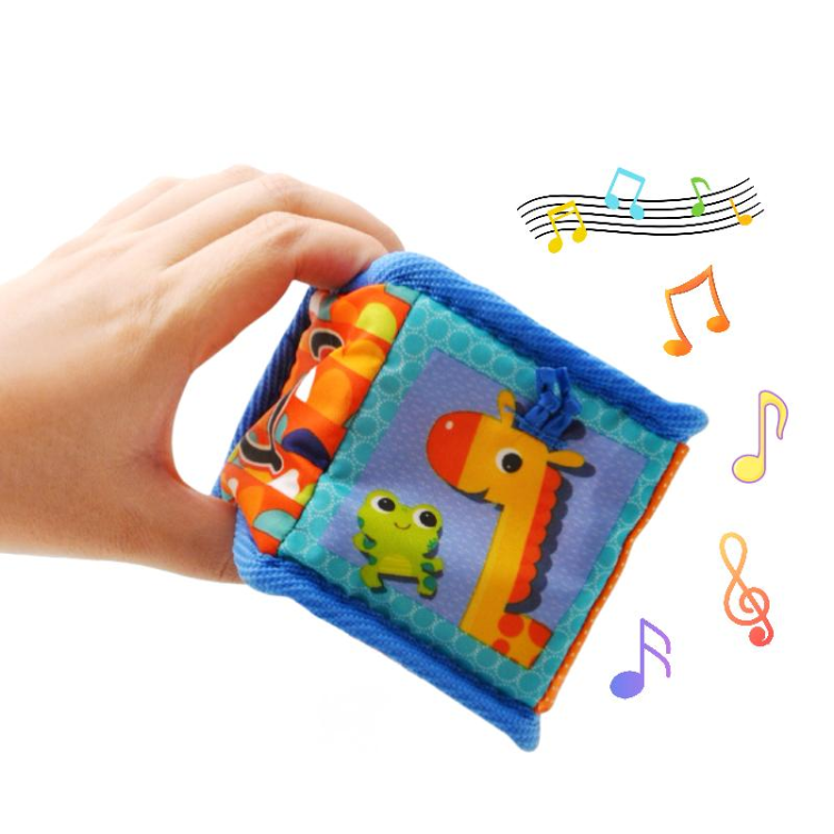 Interactive Dog Toy: Crinkle Paper Sound Cube for Fun Play