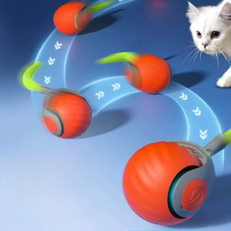 Interactive LED Rolling Ball Toy for Active Pets