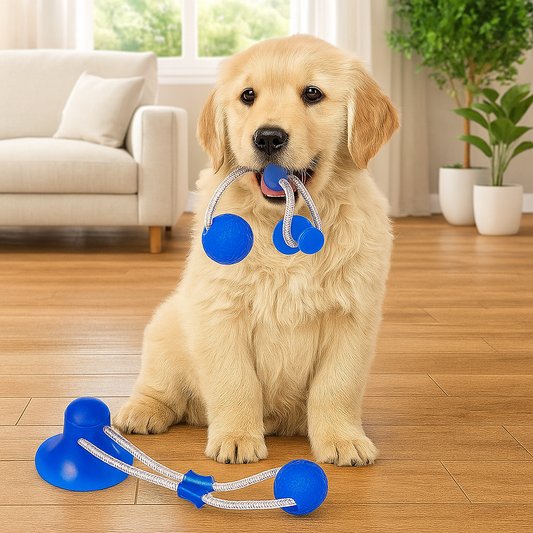 Durable Suction Cup Dog Toy for Interactive Fun