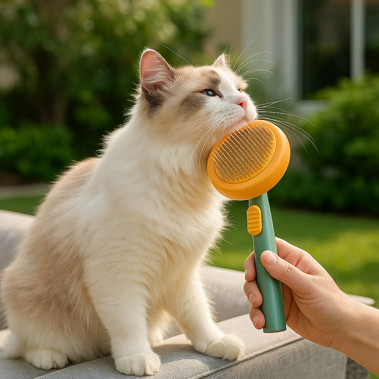 Pet Grooming Tool: Effective Hair Removal Brush for Cats & Dogs