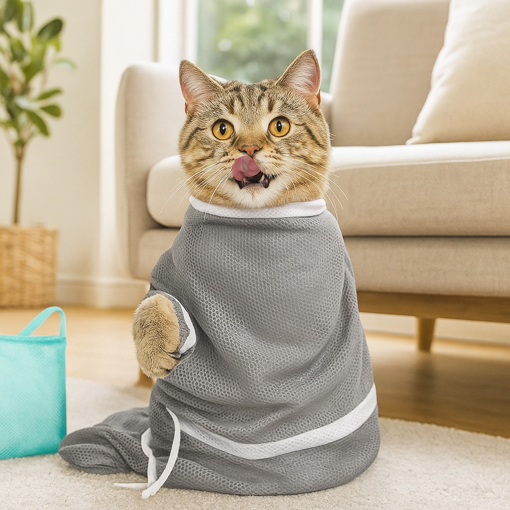 Versatile Pet Grooming Tool for Stress-Free Bathing