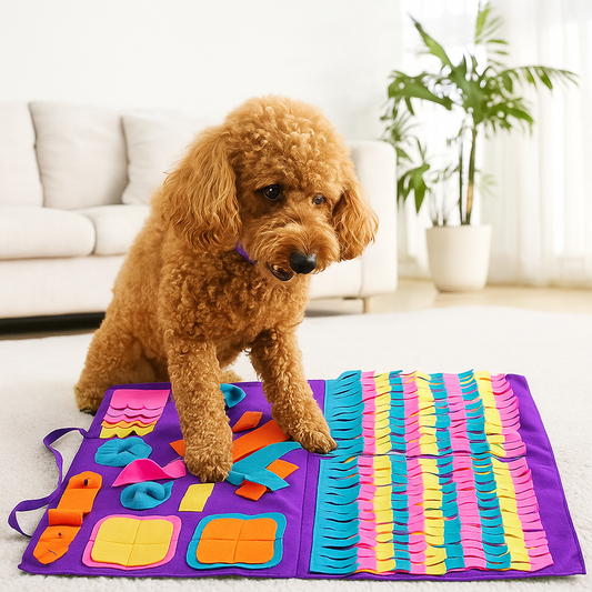 Interactive Dog Snuffle Mat for Slow Feeding Fun