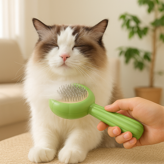 Pet Grooming Tool: Effective Hair Cleaning Brush for Cats
