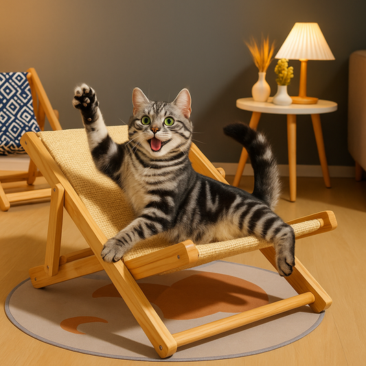 Cozy Cat Recliner Sofa Bed - Perfect for Sunbathing!